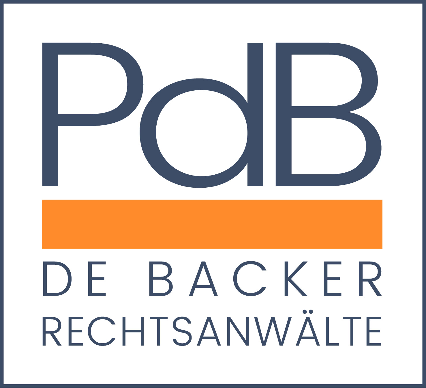 Logo: PDB De Backer Rechtsanwälte